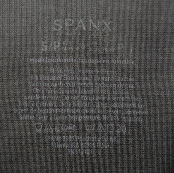 Spanx Look At Me Now Seamless Leggings Green Camo BRAND NEW - Picture 4 of 6